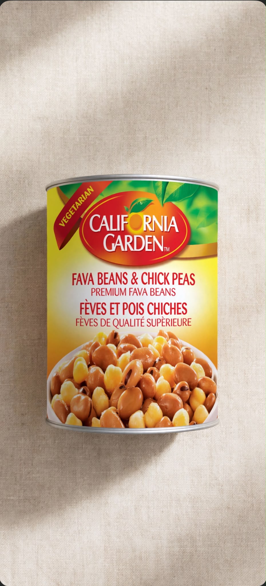 California Garden Fava Beans & Chick Peas - Premium 450g