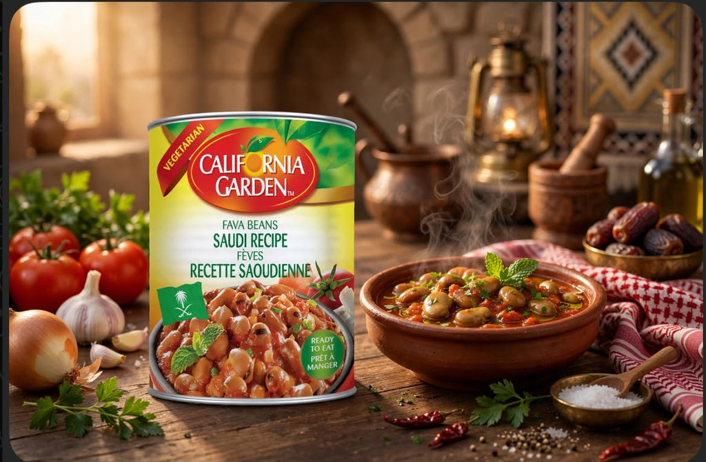 California Garden Fava Beans - Saudi Recipe - Ready To Eat 450g