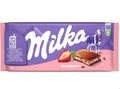 Milka Strawberry - شوكولاتة ميلكا بالفراولة 90g