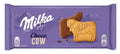 Milka Choco Cow Biscuits - Chocolate Coated Cow Shaped Cookies 120g