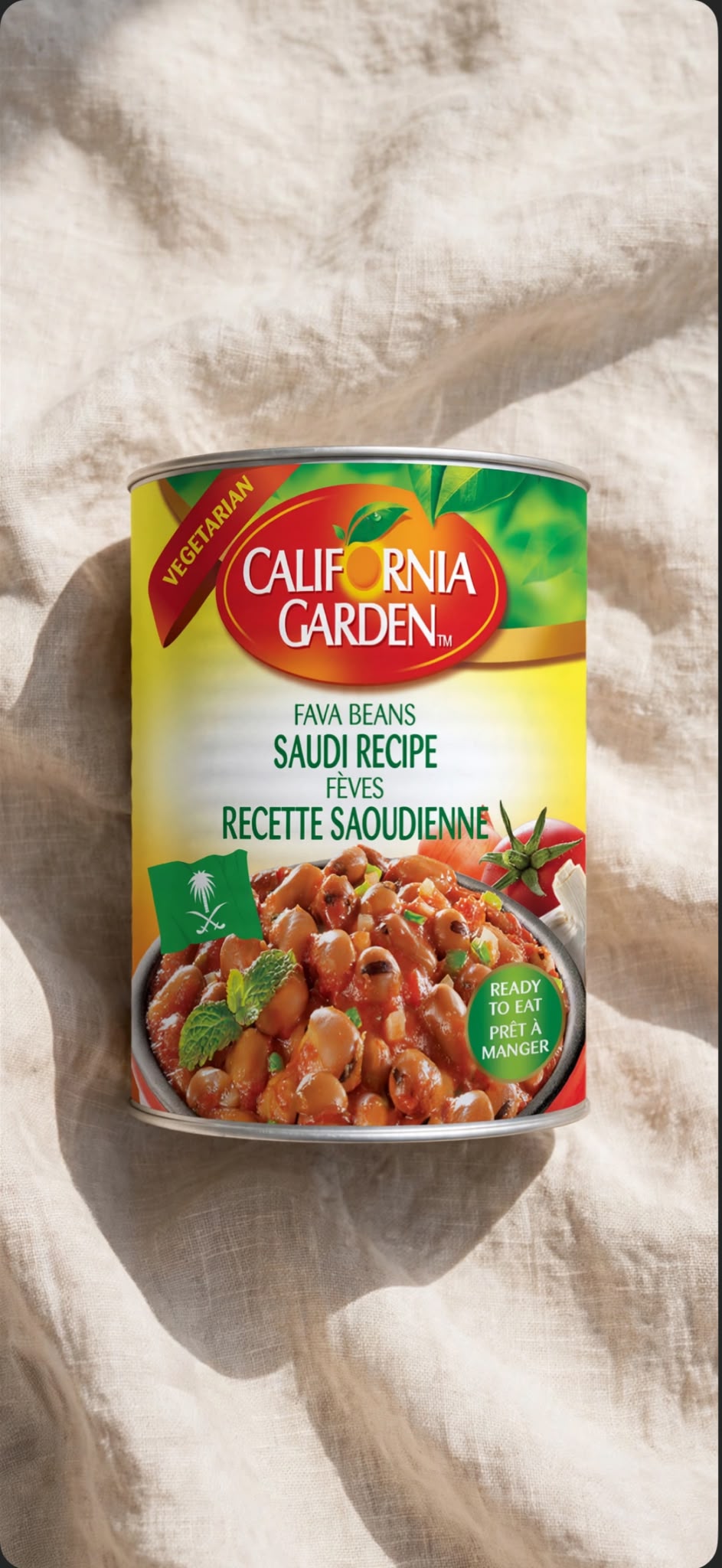 California Garden Fava Beans - Saudi Recipe - Ready To Eat 450g