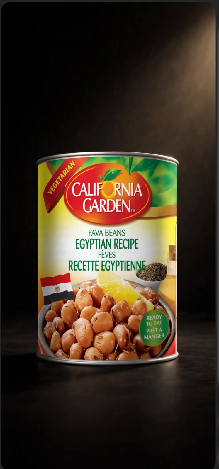 California Garden Fava Beans Egyptian Recipe – Foul Medames with Cumin 400g 🇪🇬