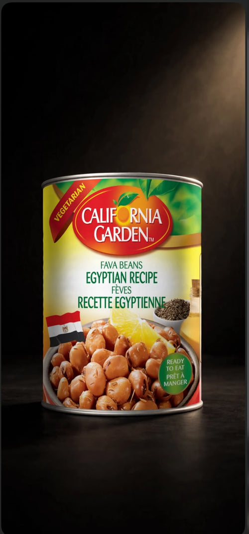 California Garden Fava Beans Egyptian Recipe – Foul Medames with Cumin 400g 🇪🇬