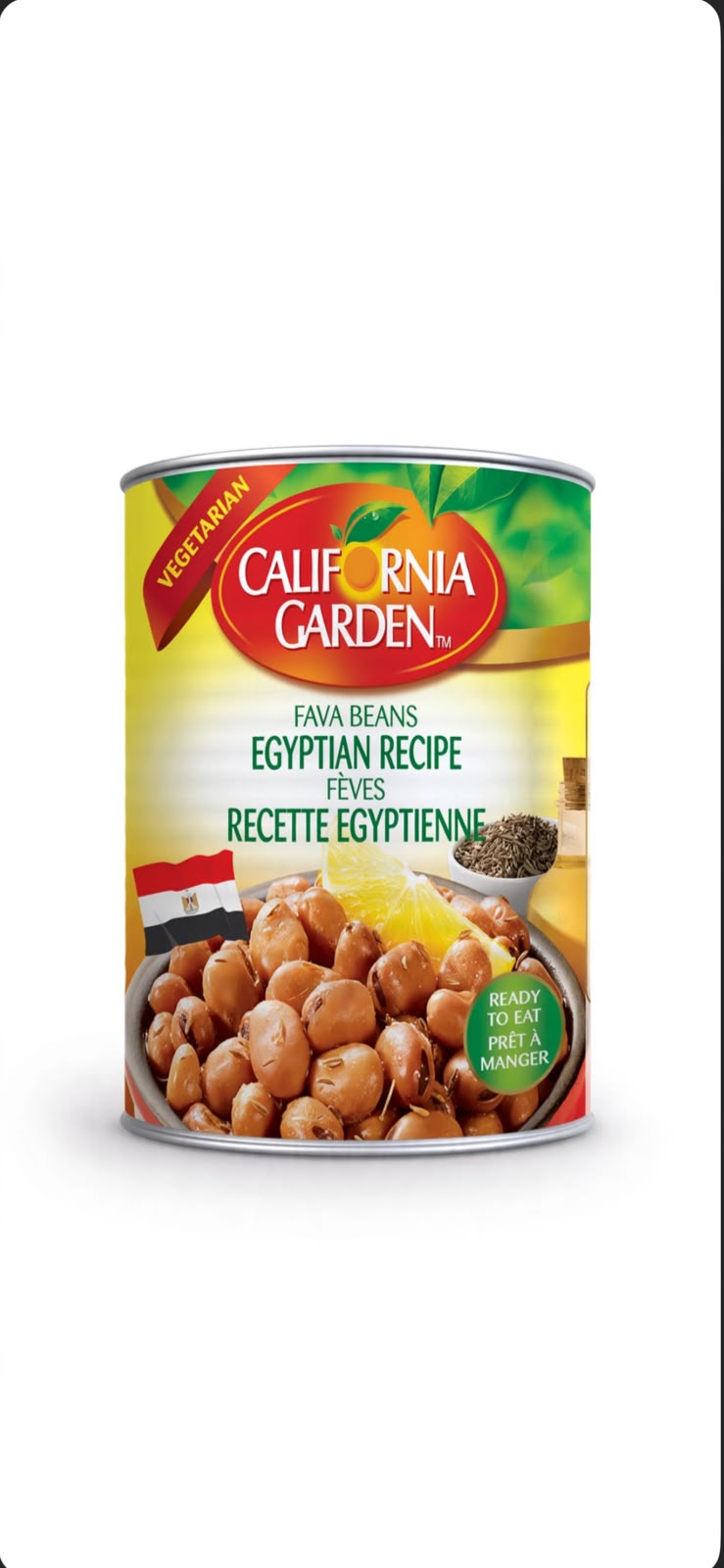 California Garden Fava Beans Egyptian Recipe – Foul Medames with Cumin 400g 🇪🇬