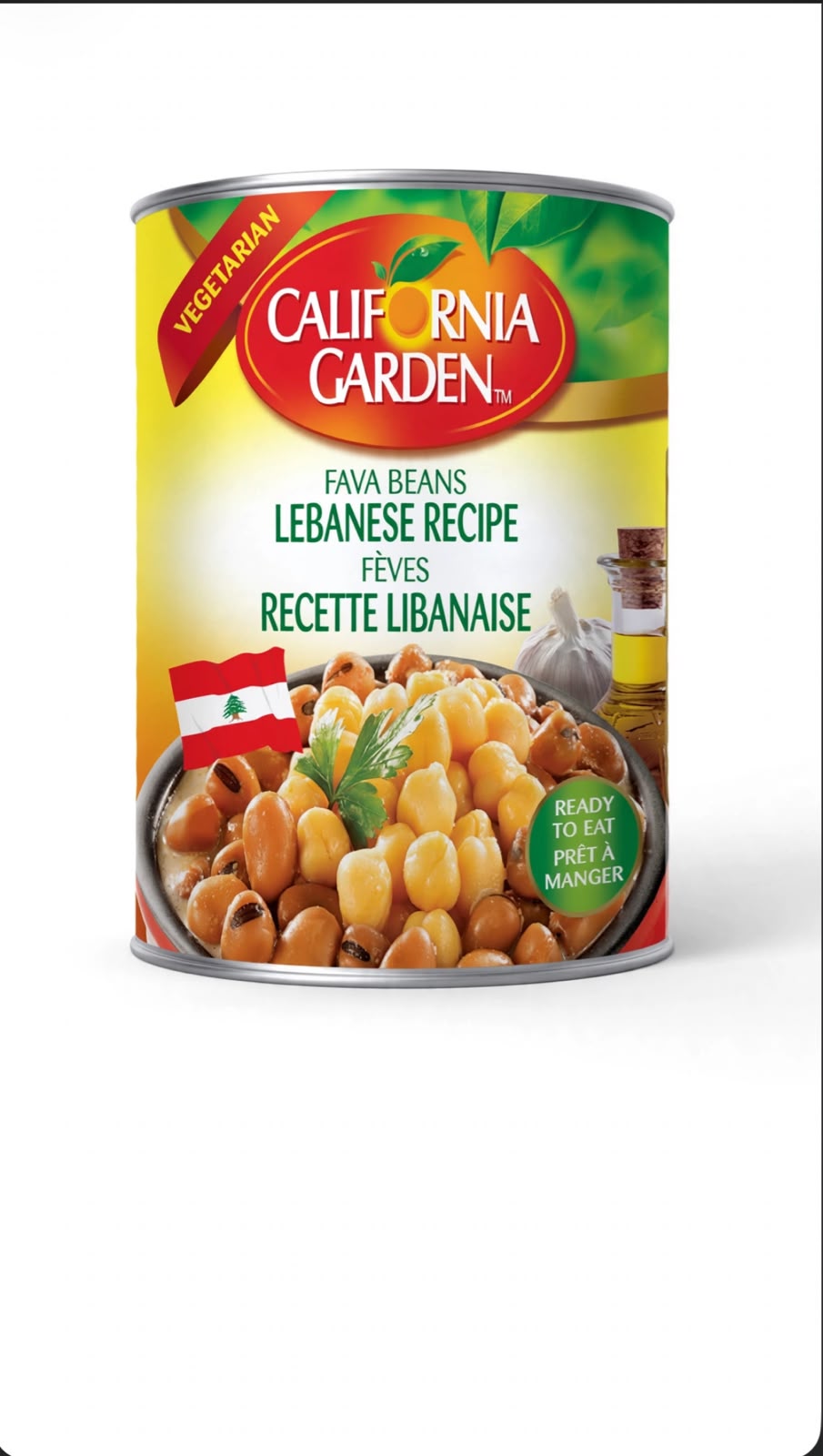 California Garden Fava Beans Lebanese Recipe - Foul Medames 400g 🇱🇧