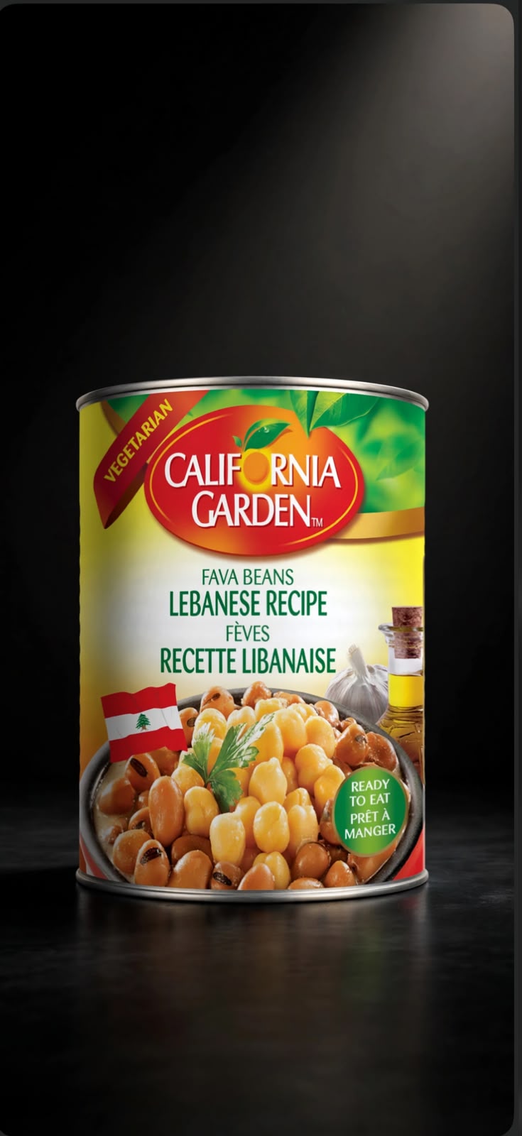 California Garden Fava Beans Lebanese Recipe - Foul Medames 400g 🇱🇧