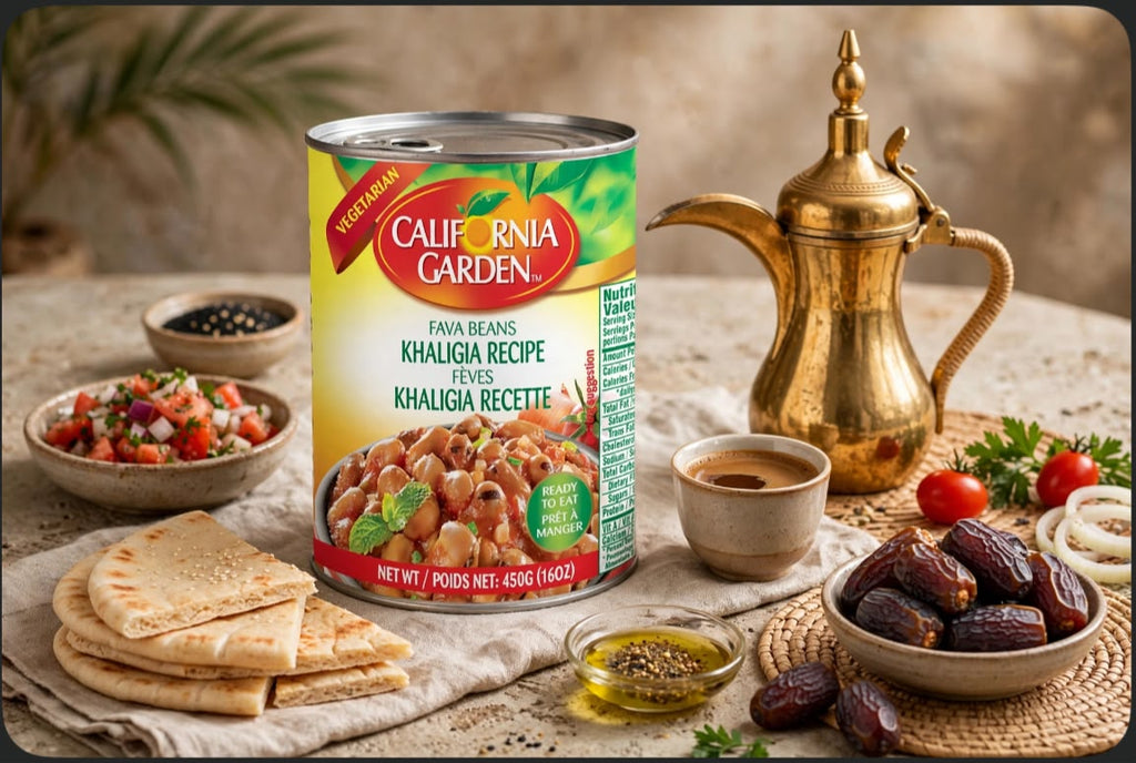 California Garden Fava Beans Khaligia Recipe 450g – Foul with Tomato & Onion