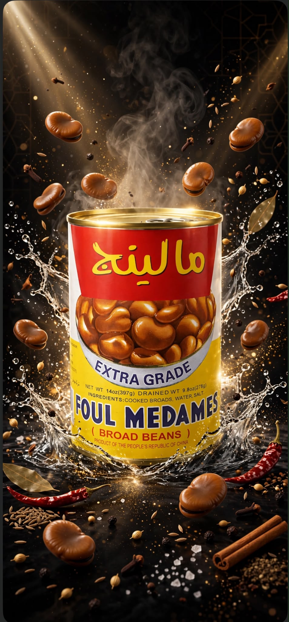 Maling Foul Medames Extra Grade 397g – Broad Beans – Economy Pack